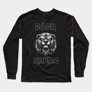 Metal Bóbr Ku&#a | Bobr Bober Beaver Biber Long Sleeve T-Shirt